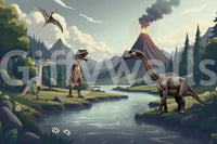 Dino river valley, peaceful and calm

