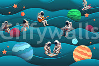 Cosmic Crew Space Jam, peaceful and calm

