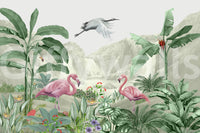 This wallpaper is perfect for a living room, bedroom, or a cozy study.
