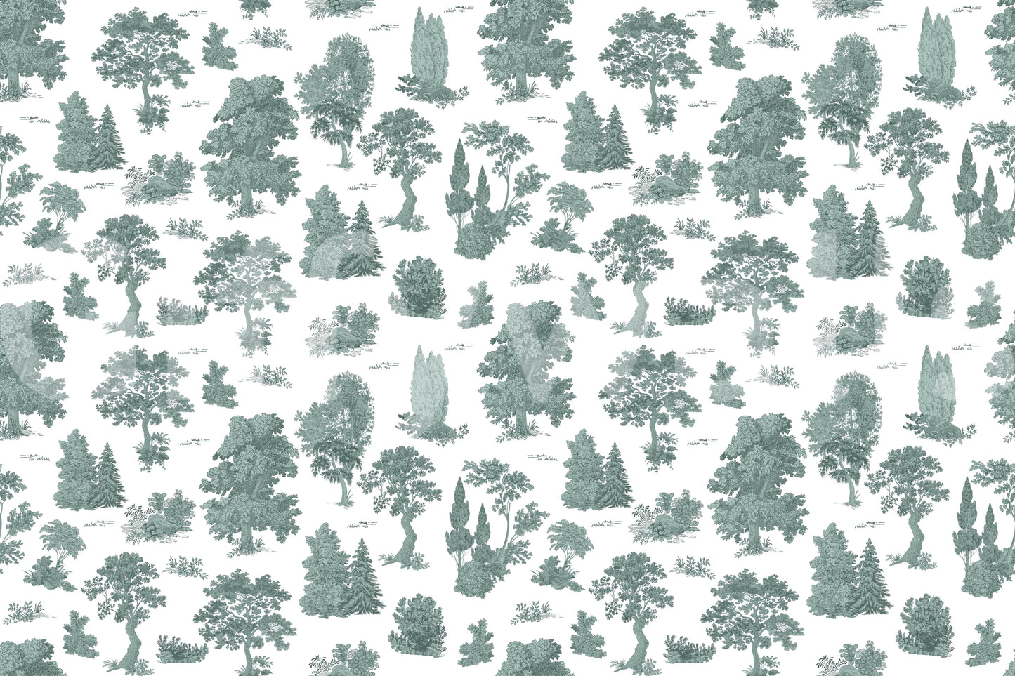 Verdant grove, peaceful and calm

