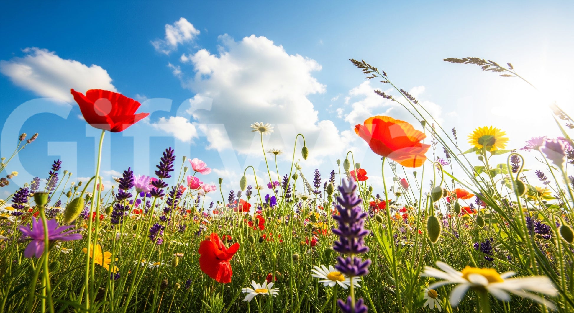 The image provides a sense of vastness and tranquility.
