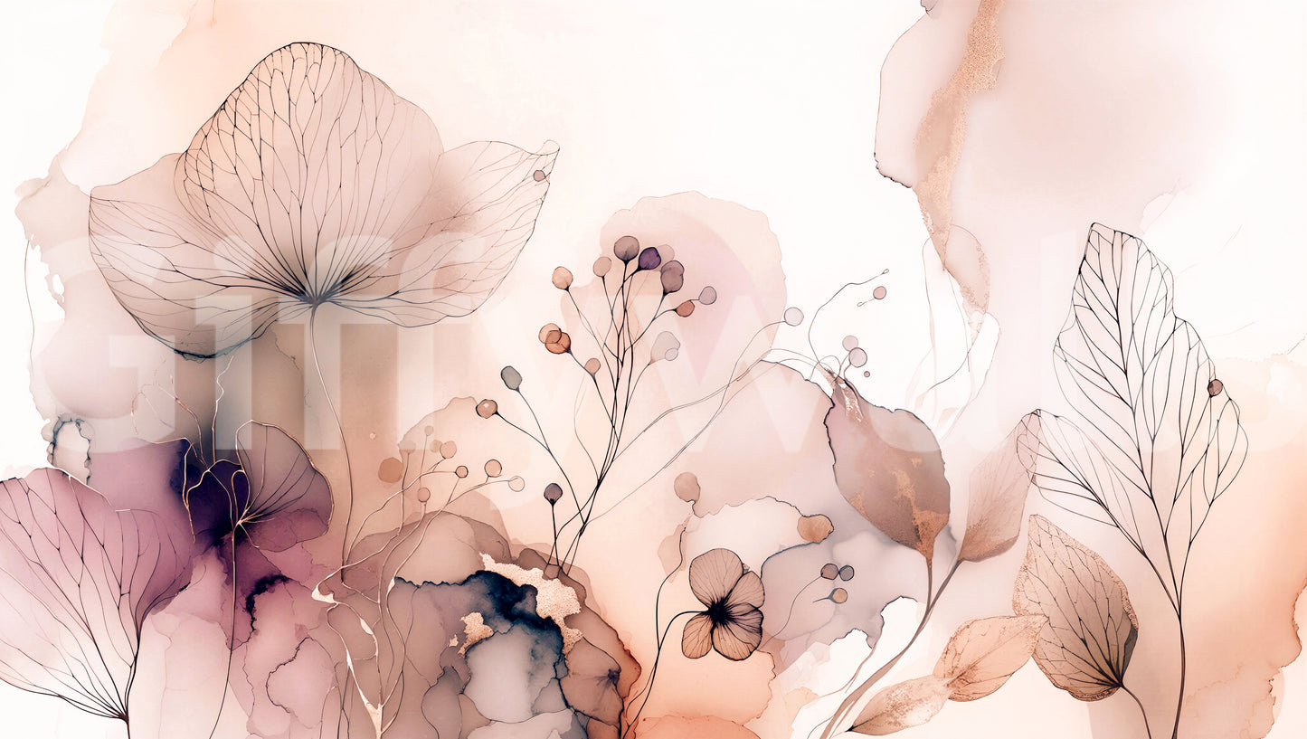 The image provides a sense of quiet beauty and tranquility.