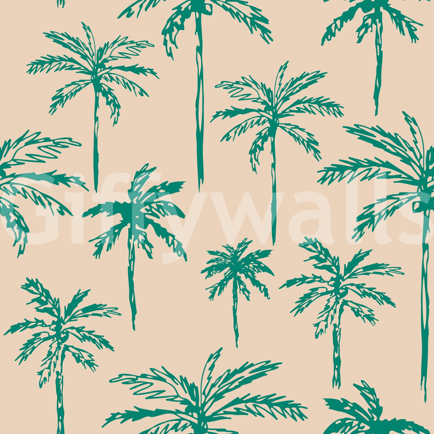 A view of the wallpaper extending from the wall to a ceiling.

