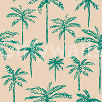 A view of the wallpaper extending from the wall to a ceiling.

