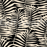 An interior with a soft and peaceful accent wall

