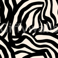 A vertical shot of the wavy lines pattern, showing its elegant flow