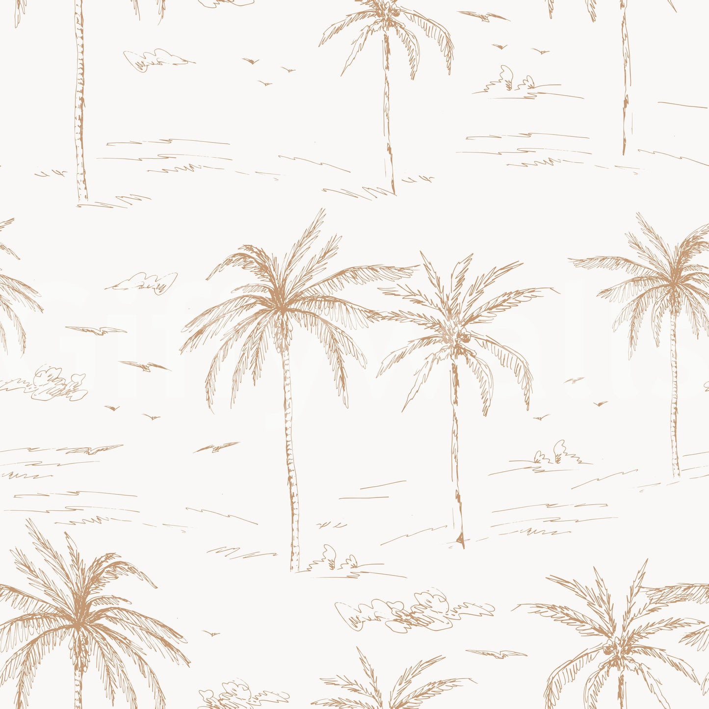 A view of the wallpaper extending from the wall to a ceiling.

