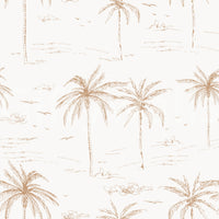 A view of the wallpaper extending from the wall to a ceiling.

