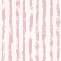 A seamless pattern of pink stripes on a wall

