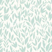 A seamless pattern of mint leaves on a wall

