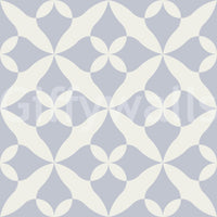 A seamless pattern of classic elements on a wall

