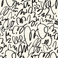 A seamless pattern of scribbles on a wall

