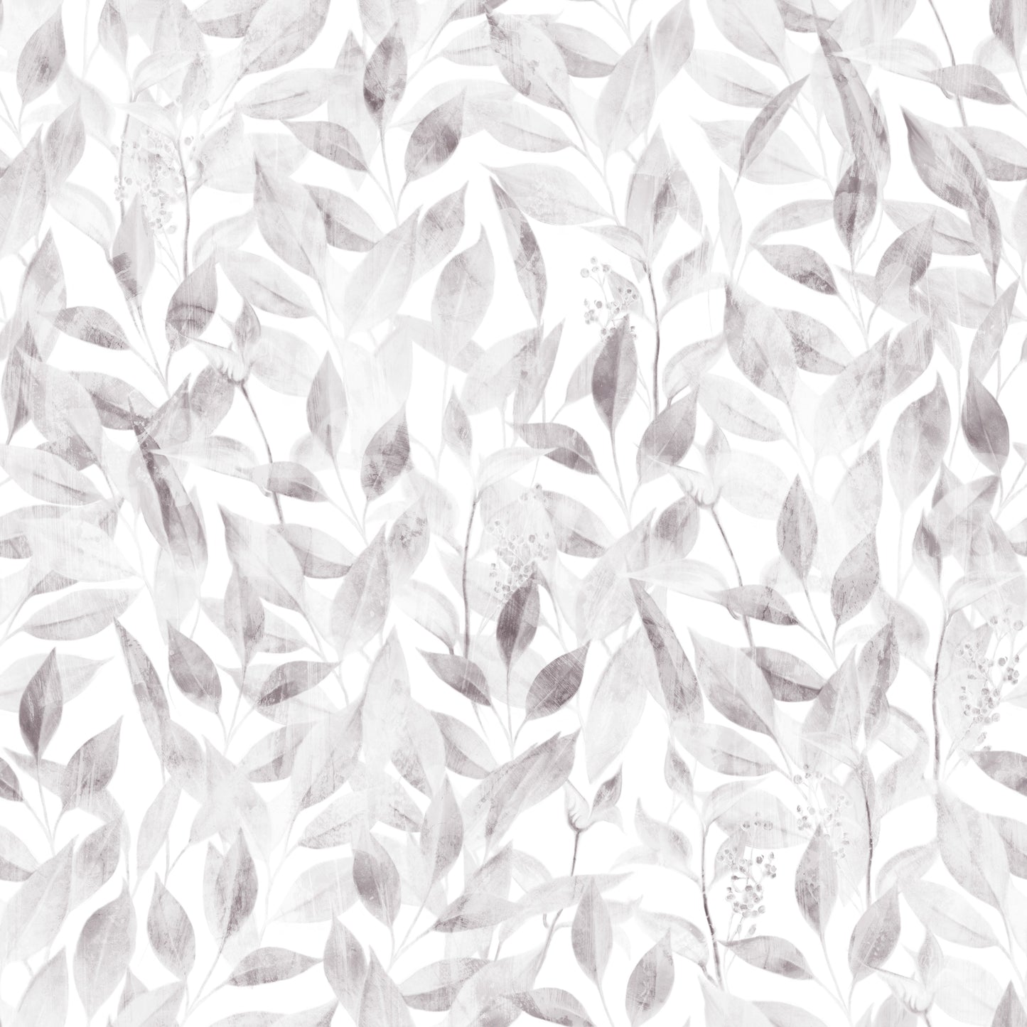 A seamless pattern of leaves on a wall

