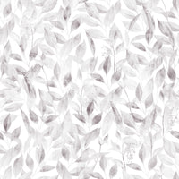 A seamless pattern of leaves on a wall

