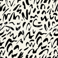 Artistic scribble wall decor.
