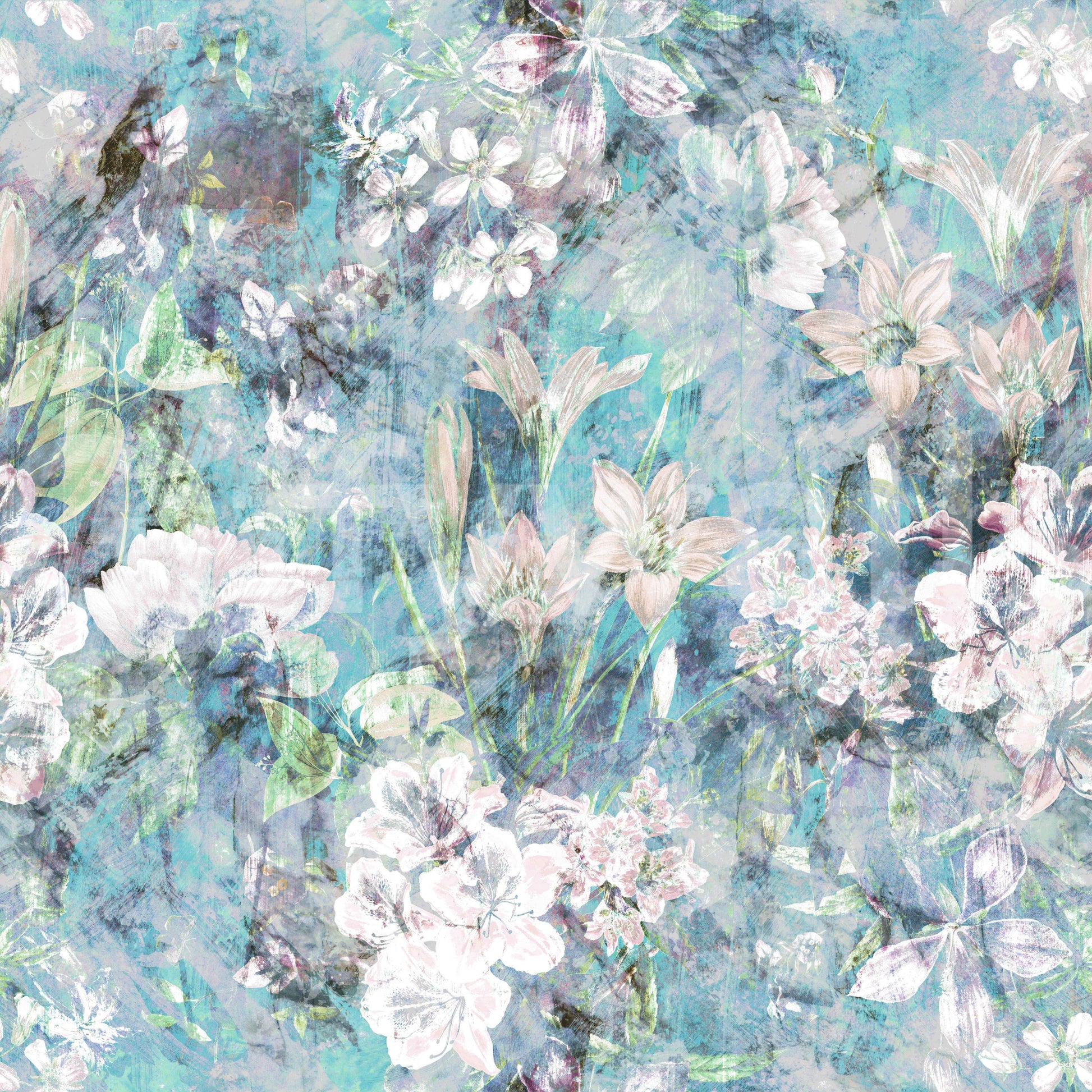 Quiet flower design wallpaper.
