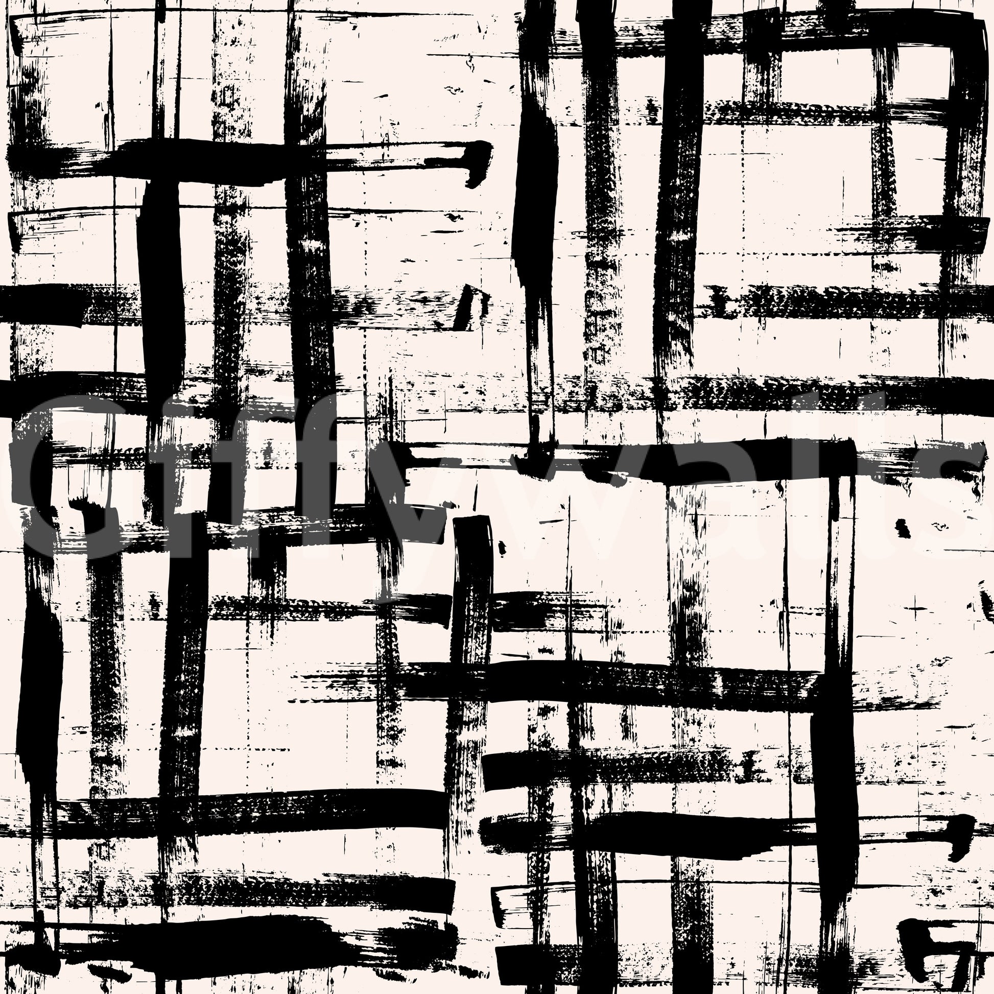 Modern art mural for a living room.
