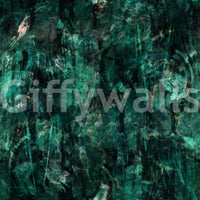 A detail of the brushstrokes and tones in the design.

