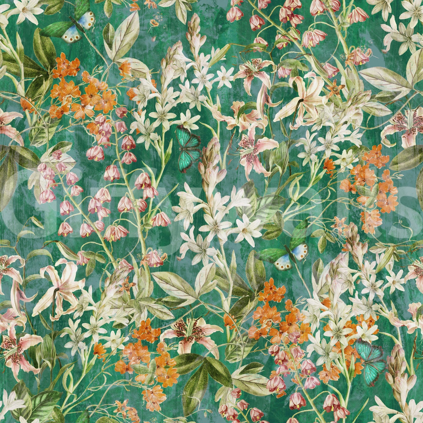 A detail of the warm tones in the field and sky.

