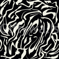 A detail of the brushstrokes and tones in the design.

