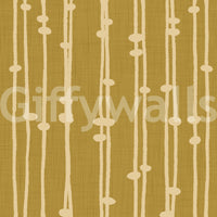 A detail of the bohemian striped pattern in the design.

