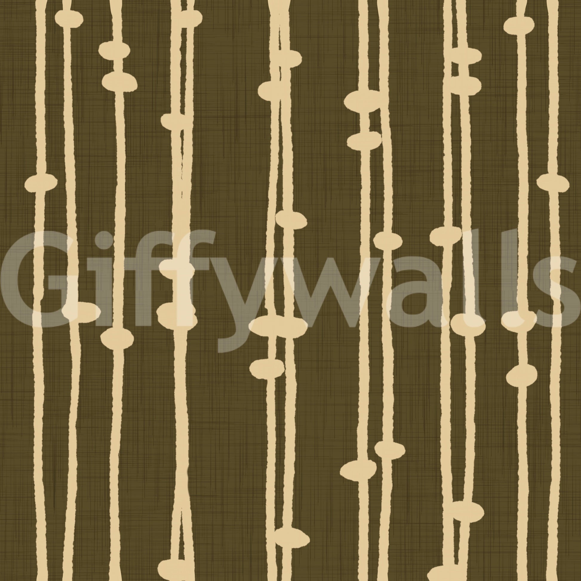 A detail of the bohemian striped pattern in the design.

