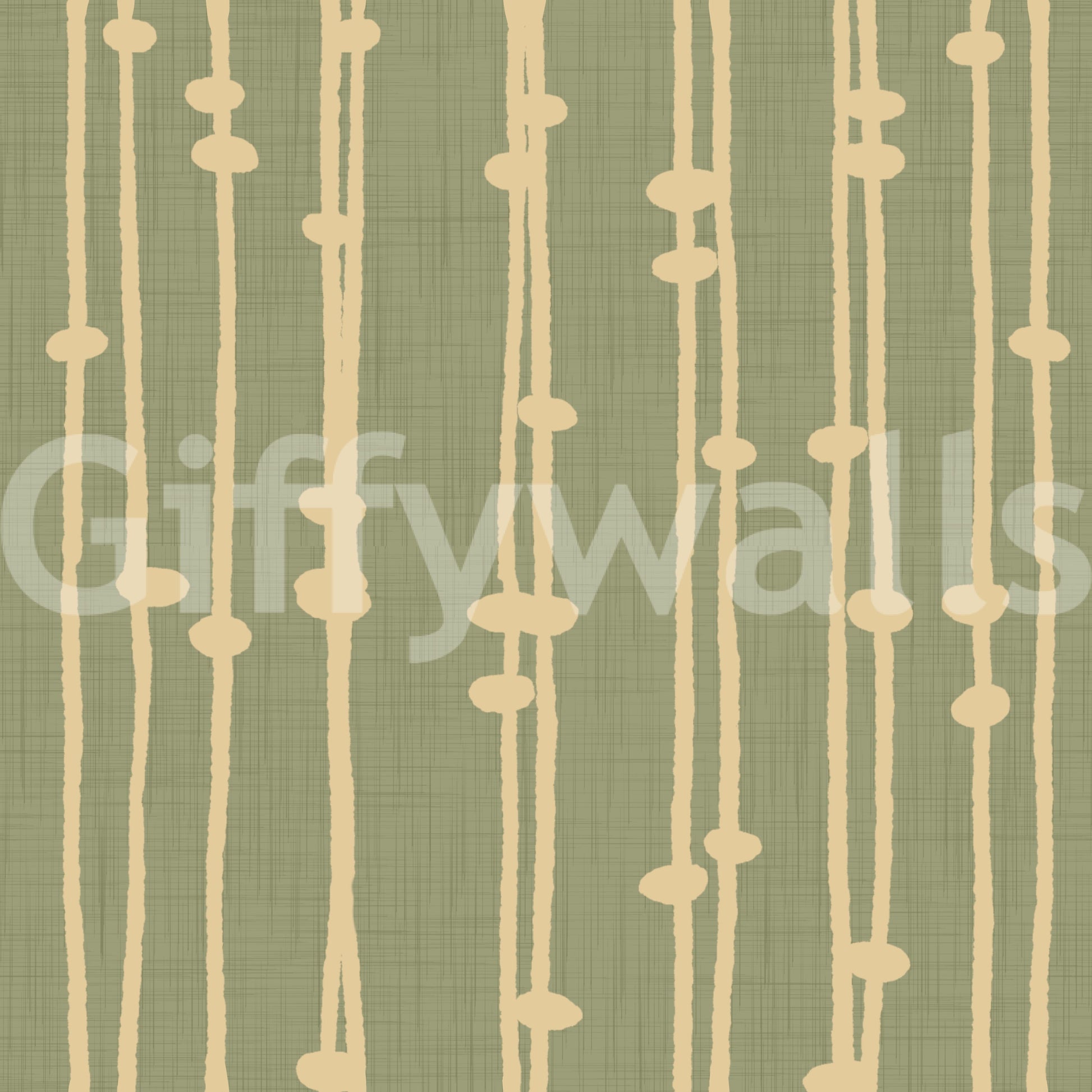 A detail of the bohemian striped pattern in the design.