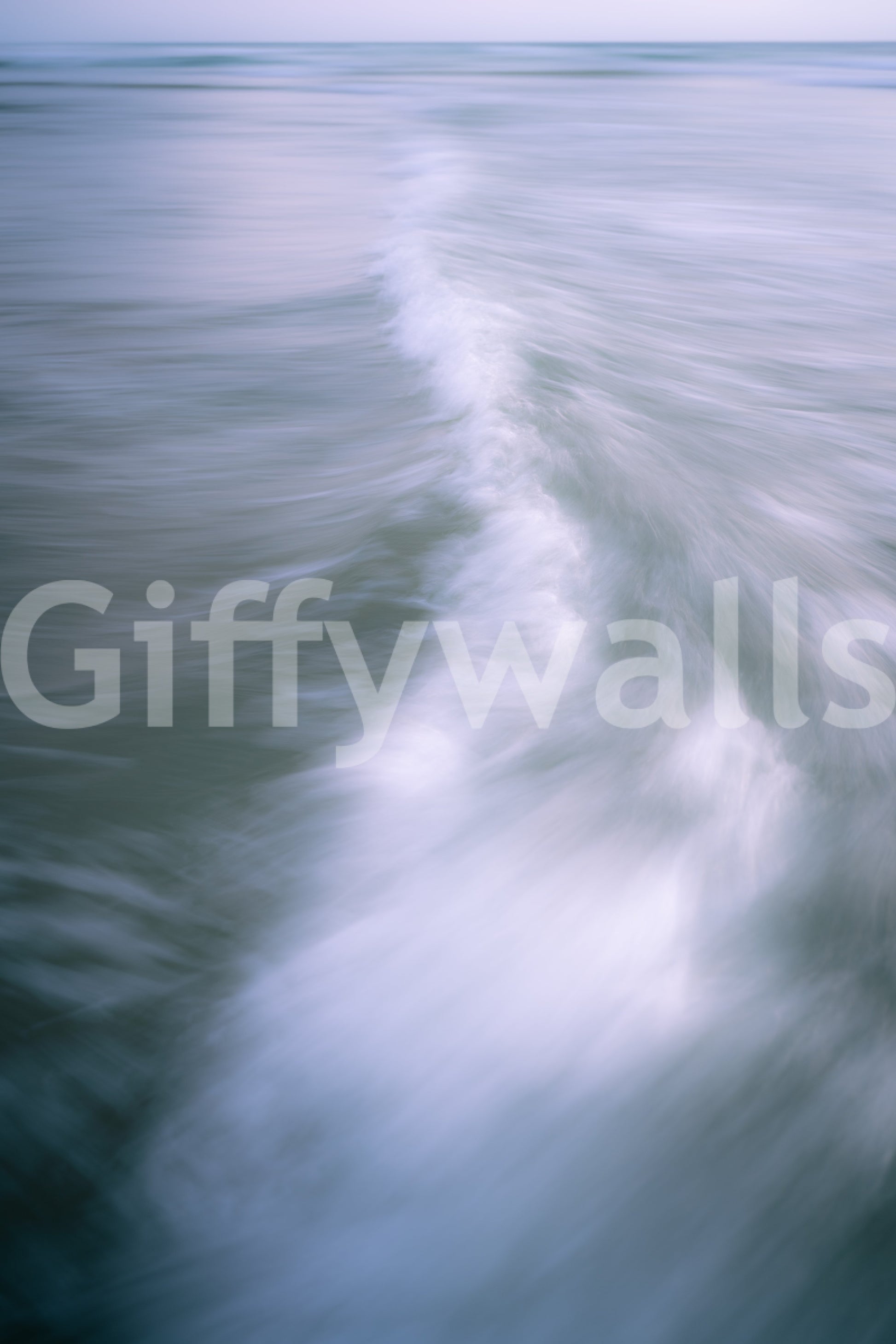 A detail of the brushstrokes and tones in the design.