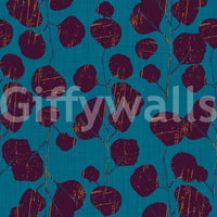 A high-quality dark botanical wall mural for walls.

