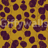 A high-quality dark botanical wall mural for walls.

