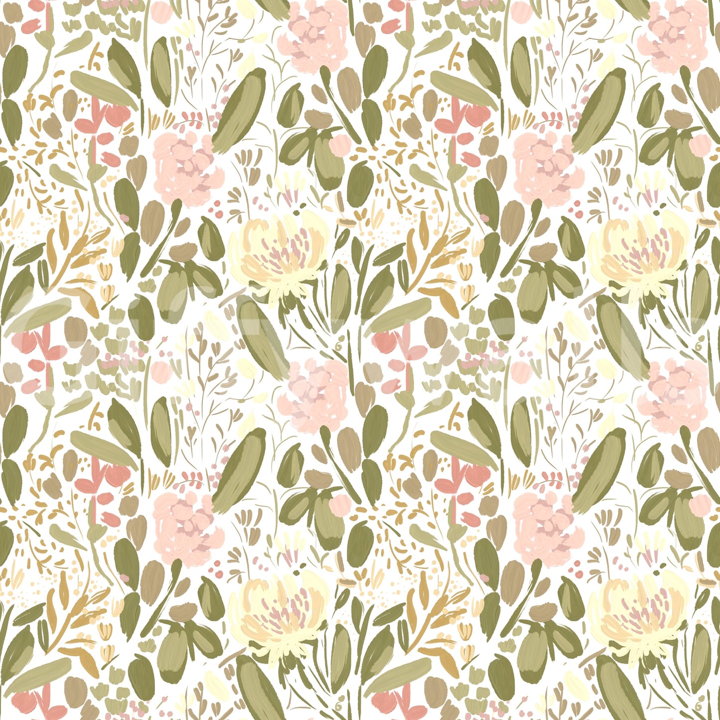 A detail of the warm tones in the flowers and greenery.

