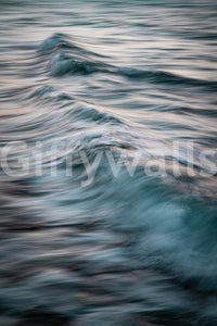 A high-quality serene beach wall mural for walls.

