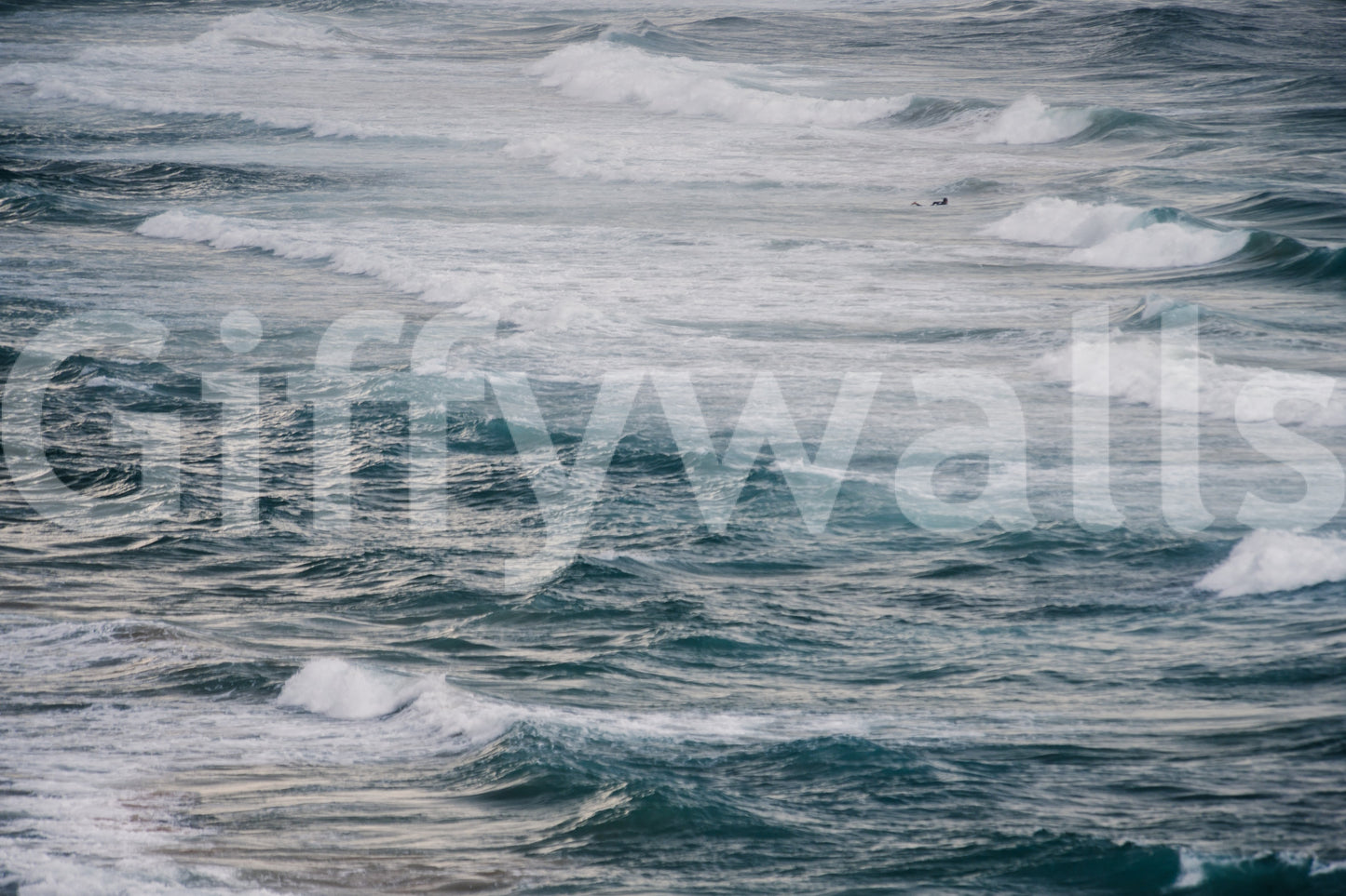 A high-quality serene beach wall mural for walls.

