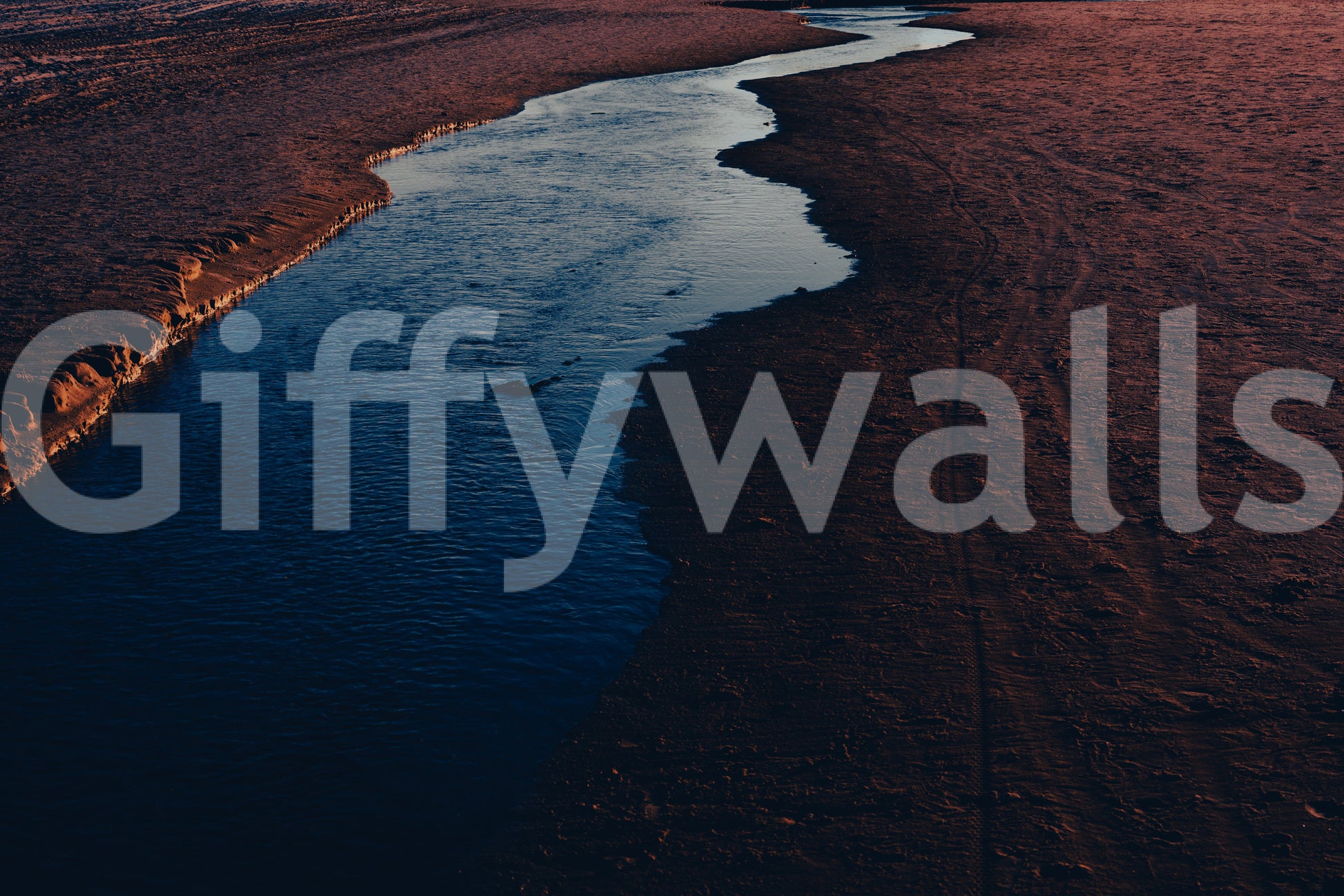 A high-quality serene dark wall mural for walls.

