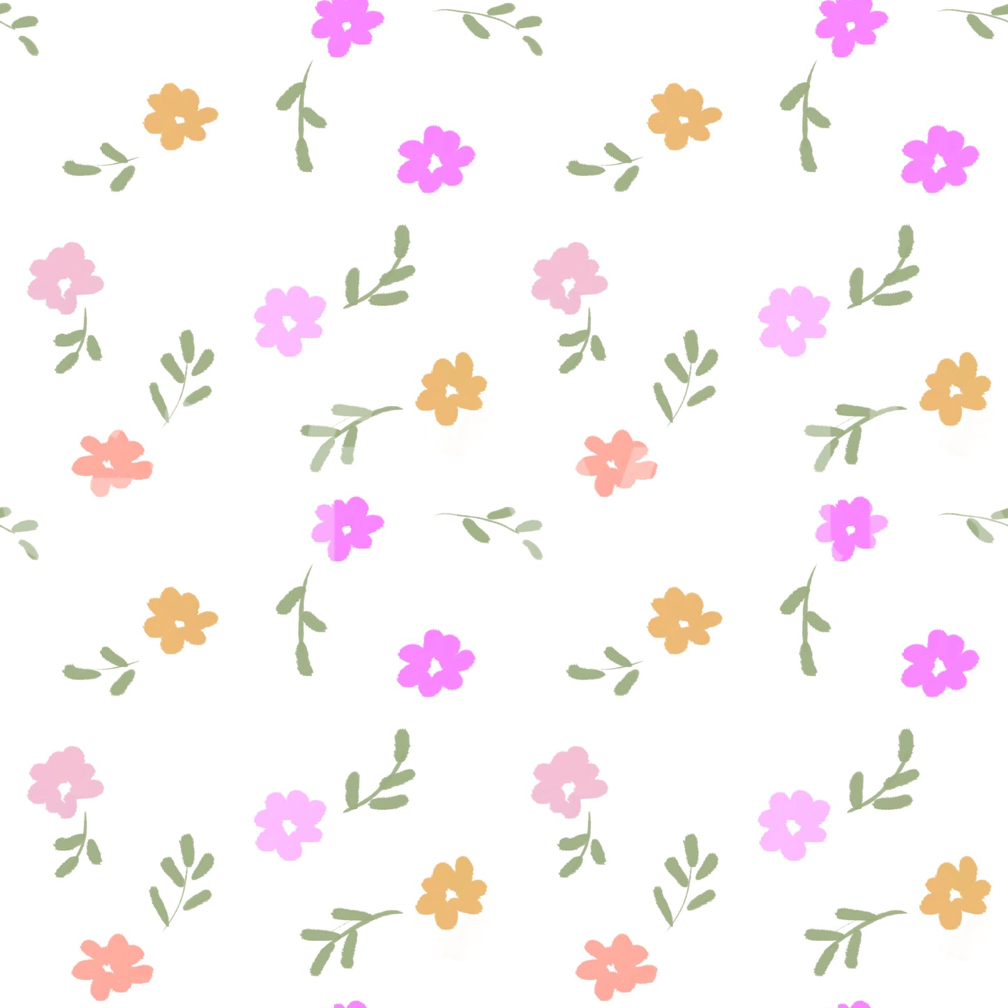 Ditsy Blooms Wallpaper⁠