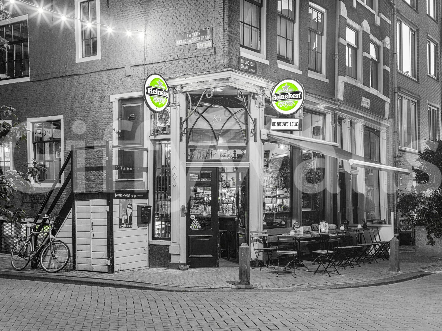 Amsterdam Cafe Wall Mural