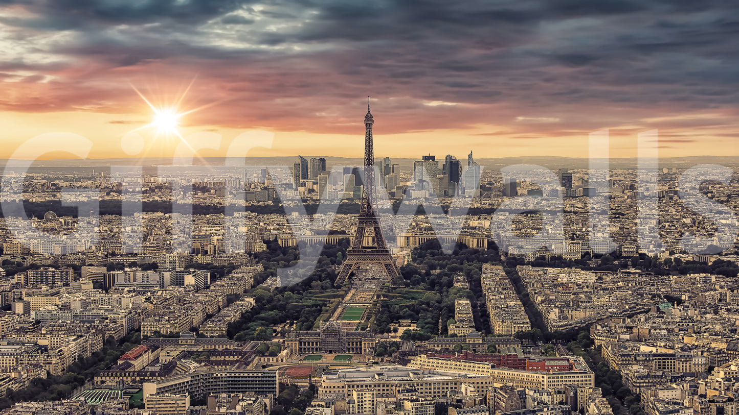Parisian Dawn Wall Mural