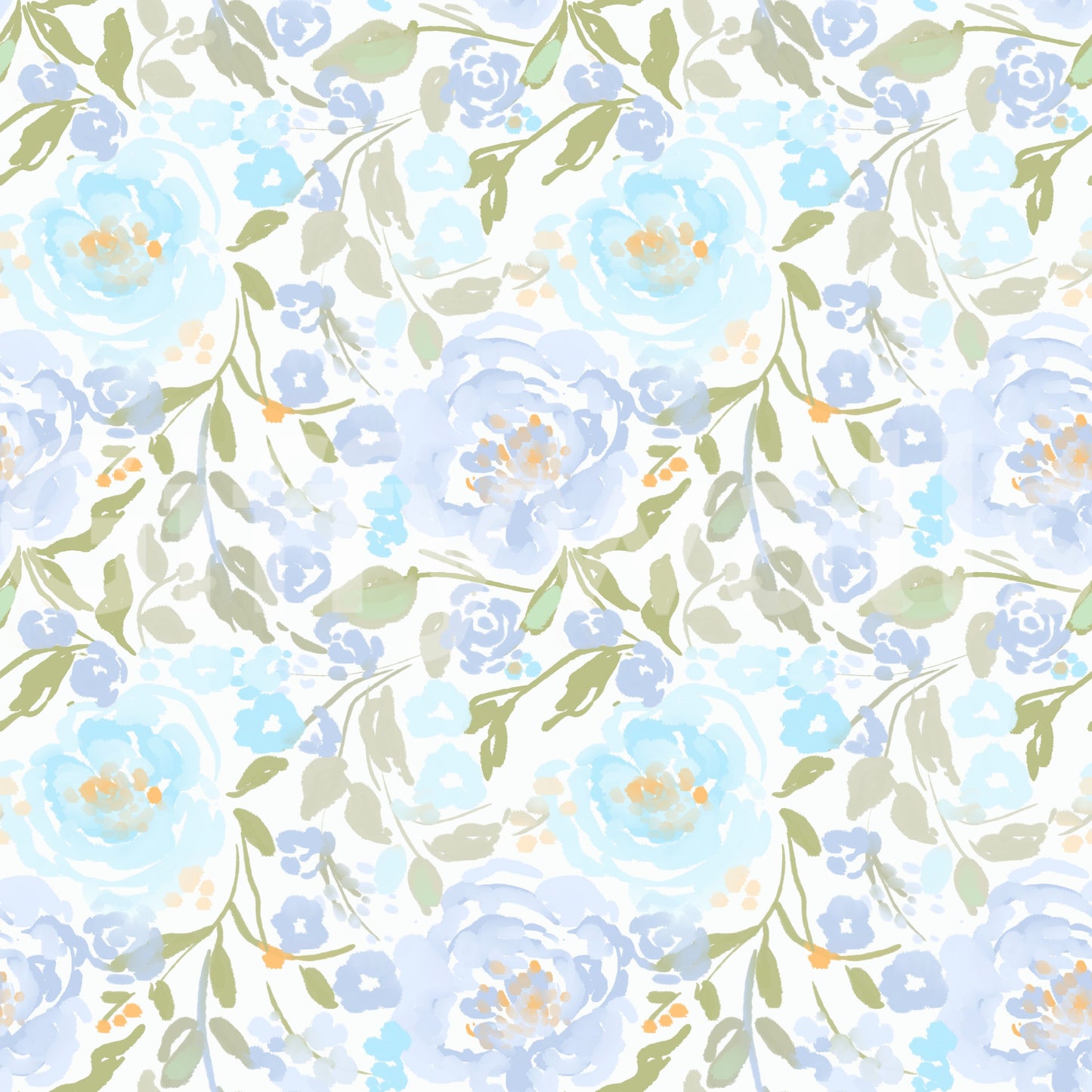 Watercolor Sky Blossom Wallpaper⁠