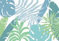 A high-quality serene leaf wall mural for walls.

