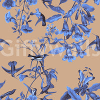 A high-quality serene flower wall mural for walls.

