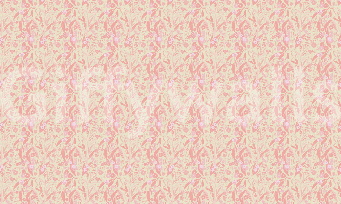 A high-quality serene pink wall mural for walls.