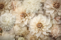 A high-quality serene flower wall mural for walls.