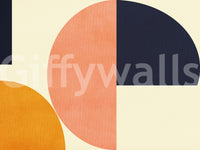 A high-quality minimalist block wall mural for walls.