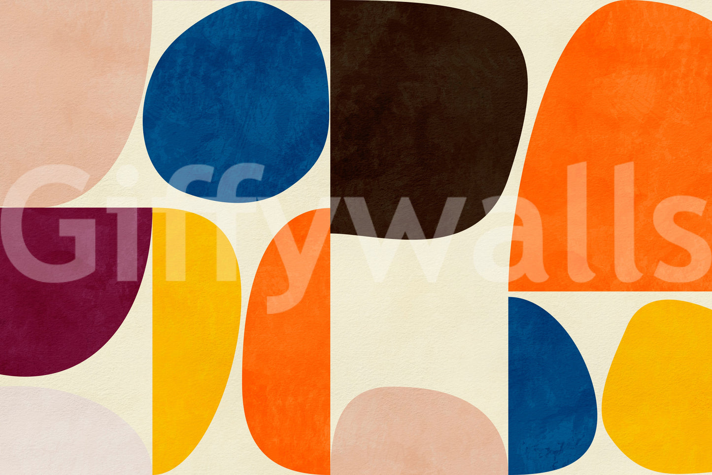 A high-quality abstract print wall mural for walls.