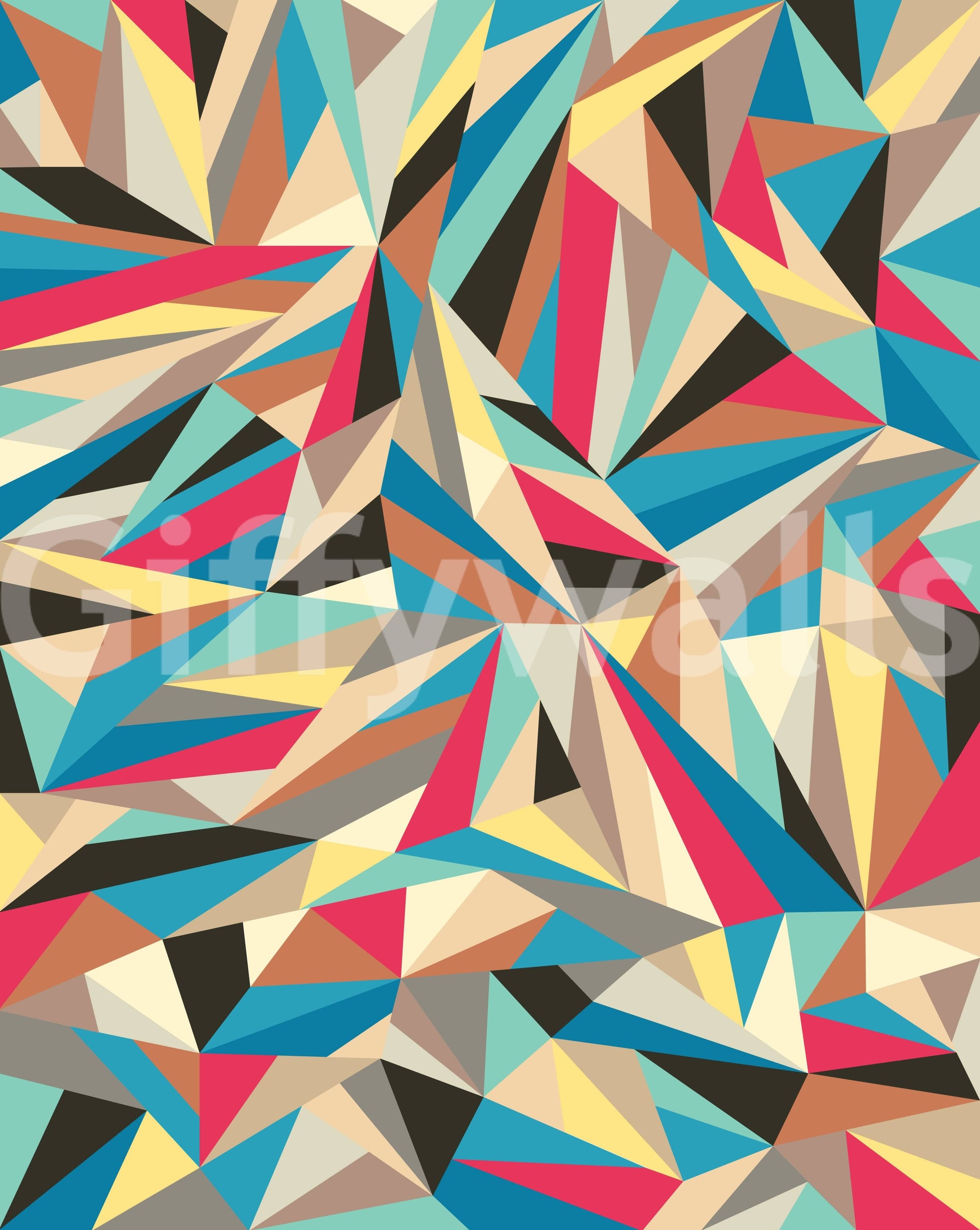 A high-quality abstract print wall mural for walls.