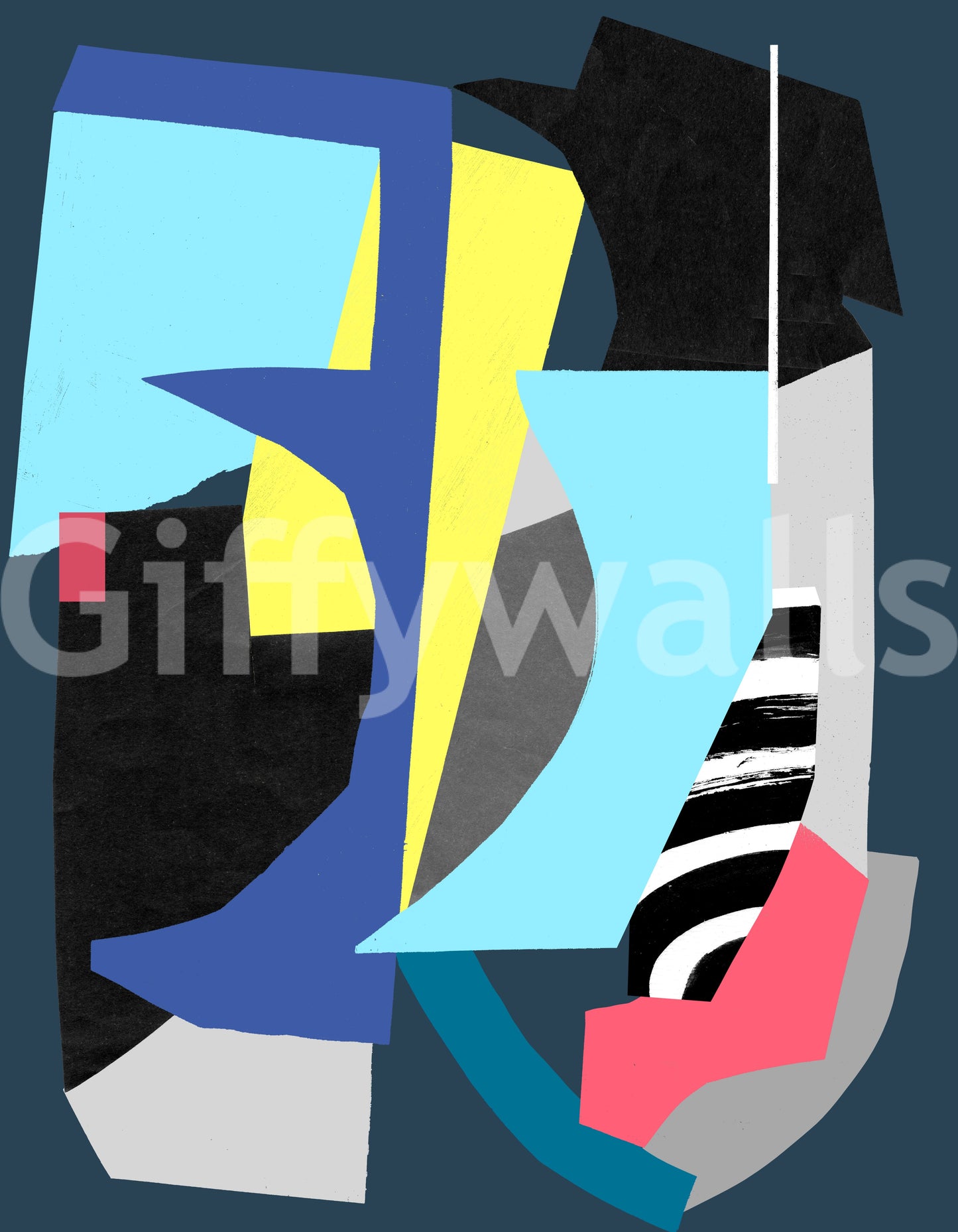 A high-quality abstract print wall mural for walls.