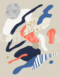 A high-quality minimalist wall mural for walls.