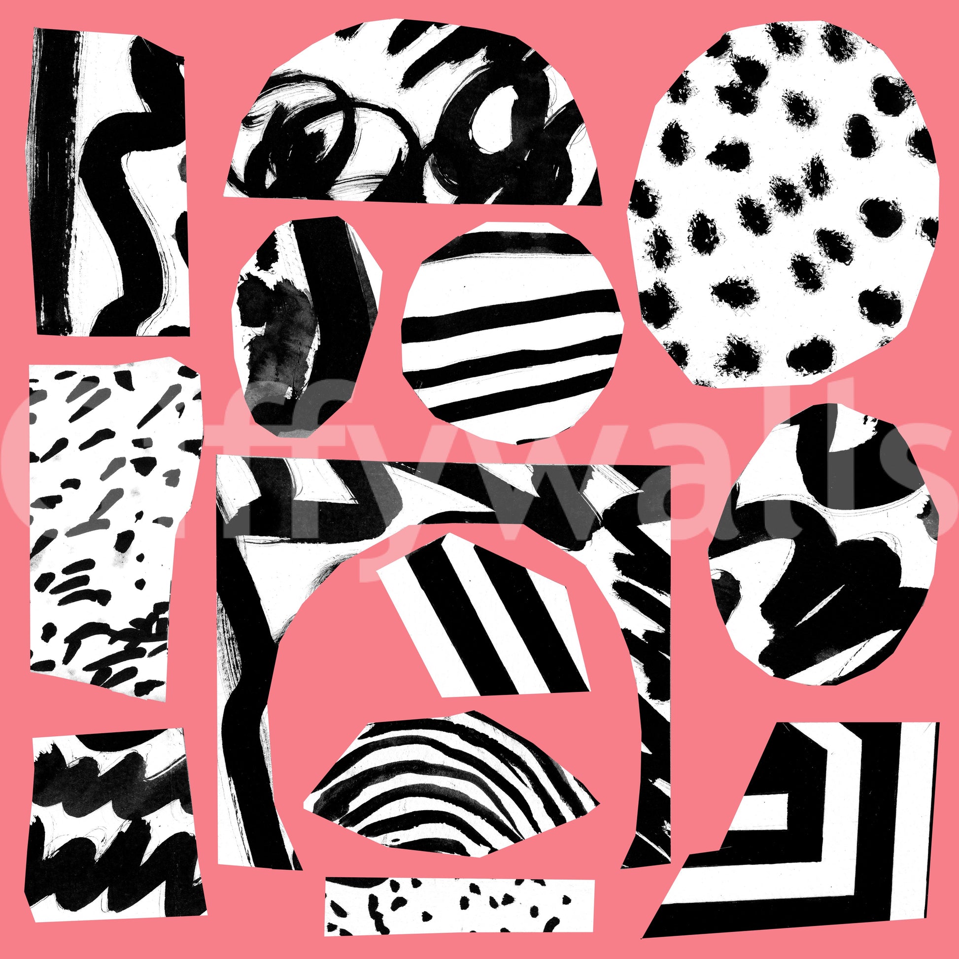 A high-quality serene flamingo wall mural for walls.