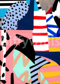 A high-quality minimalist wall mural for walls.