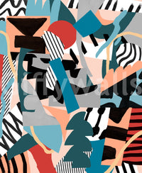 A high-quality minimalist wall mural for walls.